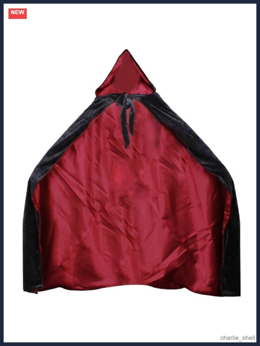 Velvet Renaissance Medieval Cloak Cape Lined with Satin